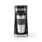 Cafetière 1 Tasse | Mug de Voyage à Double Paroi | 0,42 L | Noir