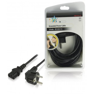 Câble d'alimentation Schuko - IEC320 C13 5.00 m