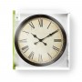 Horloge Murale Circulaire | 50 cm de Diamètre | Style Ancien | Noir