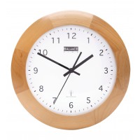 Horloge murale Radio-contrôlée 32 cm Analogiques Marron/Blanc