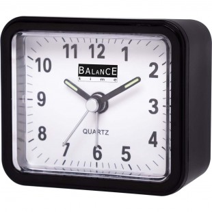 Balance | Alarm Clock | Analogue | Black