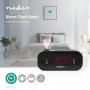 Radio-Réveil Numérique à Projection | LED 0,9"| FM | Double Alarme | Rappel d’Alarme