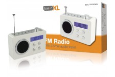 radio FM portable blanche