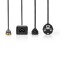 Adaptateur pour Ordinateur Portable 45 W | Lenovo Square 11 x 5,6 mm | 20 V / 2,25 A | Compatible avec LENOVO | Cordon d'Aliment
