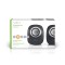 Enceinte PC | 2 | 12 W | Prise Jack 3,5 mm | Noir/Argent