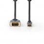 Câble HDMI™ vers DVI | Connecteur HDMI™ vers DVI-D Mâle à 18 + 1 Broches | 2,50 m | Noir