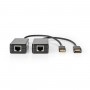 Rallonge de câble USB 2.0 Active | A mâle vers A femelle | 50,0 m | Noir