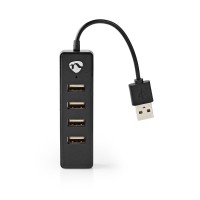 Hub USB | 4 Ports | USB 2.0 | Noir