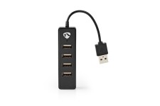 Hub USB | 4 Ports | USB 2.0 | Noir