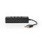 Hub USB | 4 Ports | USB 2.0 | Noir