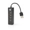 Hub USB | 4 Ports | USB 2.0 | Noir