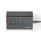 Hub USB | 5 Ports | Alimentation USB 3.0 | Port de Recharge QC3.0 | 5 Gbit/s | Aluminium