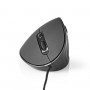 Souris Ergonomique Filaire | 3 200 ppp | 6 Boutons | Noire