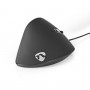 Souris Ergonomique Filaire | 3 200 ppp | 6 Boutons | Noire