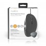 Souris Ergonomique Filaire | 3 200 ppp | 6 Boutons | Noire