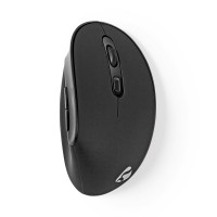 Souris Ergonomique Sans Fil | 1 600 ppp | 6 Boutons | Noire