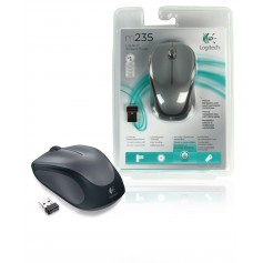 Souris sans fil Bureau 3 Boutons Gris