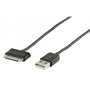 Câble USB 2.0 A - Samsung Tab 30 broches 1.00 m noir