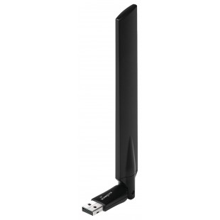 Adaptateur reseau Sans fil Adaptateur USB AC600 2.4/5 GHz (Dual Band) Noir