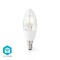 Ampoule LED Intelligente Wi-Fi | E14 | C37 | 5 W | 400 lm | Blanc