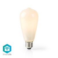 Ampoule LED Intelligente Wi-Fi | E27 | ST64 | 5 W | 500 lm | Blanc
