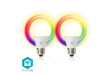 Ampoules LED Intelligentes Wi-Fi | Pleine Couleur et Blanc Chaud | E27 | Lot de 2