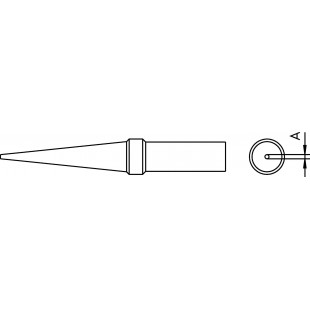 Panne à souder Oblong, Conical 0.4 mm