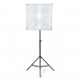 Kit d'Éclairage pour Studio Photo | 2 x 70 W | 5 500 K | 180 cm de Hauteur | Pliable