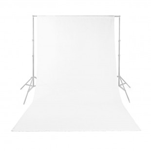 Toile de fond pour Studio Photo | 1,90 x 2,95 m | Blanc