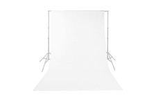 Toile de fond pour Studio Photo | 1,90 x 2,95 m | Blanc