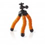 Mini Trépied | Max. 0,5 kg | 13 cm | Flexible | Noir/Orange