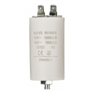 Condensateur 16.0uf / 450 v + Aarde