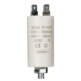 Condensateur 6.0uf / 450 v + Aarde