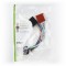 Câble ISO 16 Broches Sony | Connecteur Radio - 2x connecteurs pour Voiture | 0,15 m | Multicouleur