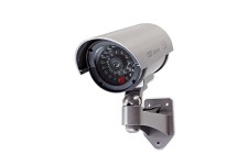 Caméra de Sécurité Factice | Tube | IP44 | Gris