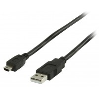 Câble USB 2.0 A mâle vers miniUSB mâle à 5 broches de 3,00 m