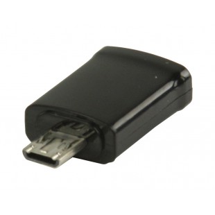 Adaptateur MHL Micro USB B 11 broches mâle - Micro USB B 5 broches femelle noir