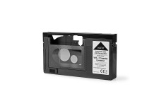 Convertisseur pour Cassettes VHS-C | VHS-C à VHS | Plug and play | Noir