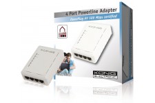 Adaptateur CPL 500 Mbps avec commutateur 4 ports