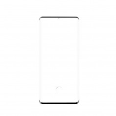 Protecteur d'écran en verre pour Samsung Galaxy S20 Plus | Protection complète | Incurvé 3D | Transparent / Noir