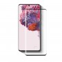 Protecteur d'écran en verre pour Samsung Galaxy S20 Ultra | Protection complète | Incurvé 3D | Transparent / Noir