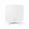 Antenne HDTV d'Intérieur | 0 - 25 km | Gain de 30 dB | FM/VHF/UHF | Blanche