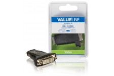 Adaptateur HDMI - DVI noir avec entrée HDMI - DVI femelle