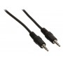 Câble audio Jack 3,5 mm stéréo mâle vers Jack 3,5 mm mâle 1,00 m noir