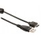 Câble pour appareil photo USB 2.0 A mâle vers connecteur Canon 12 broches mâle 2.00 m noir