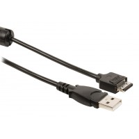 Câble pour appareil photo USB 2.0 A mâle vers connecteur Canon 12 broches mâle 2.00 m noir