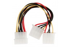 Câble adaptateur d'alimentation interne à connecteur Molex mâle vers Molex femelle + alimentation à 3 broches d'un ventilateur 0