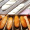 Plaque de Cuisson Perforée Moule 4 Baguettes Anti-adhésif Accessoire Indispensable pour Réussir des Baguettes, DIY