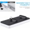 Charger for PS5 DualSense Wireless Controller, Charging Station with Dual Detachable USB C Ports, Charger Stand Dock for Sony P