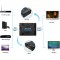 Convertisseur HDMI vers péritel, adaptateur 1080P HDMI vers péritel Vidéo composite Adaptateur audio stéréo HD Entrée HDMI Adapt